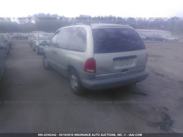 2B4GP25G0YR784917 - 2000 DODGE CARAVAN TAN photo 3