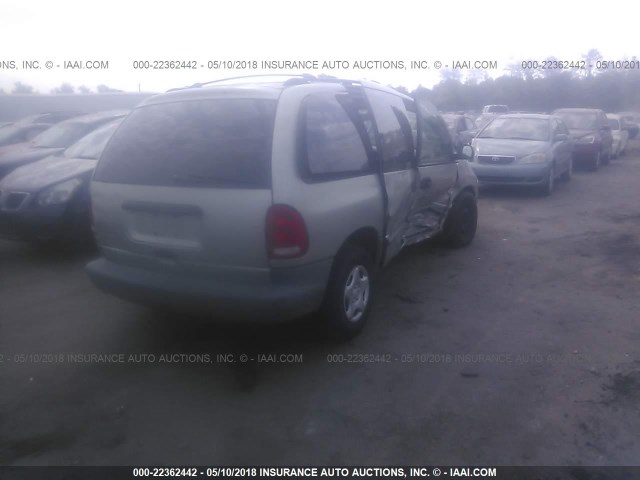 2B4GP25G0YR784917 - 2000 DODGE CARAVAN TAN photo 4