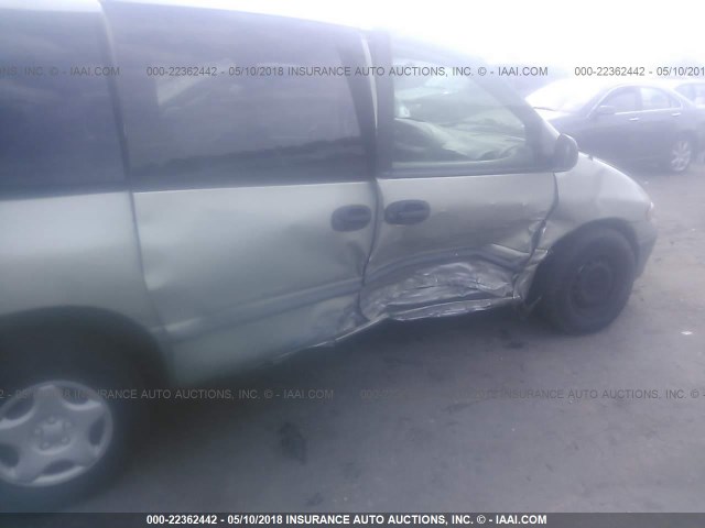 2B4GP25G0YR784917 - 2000 DODGE CARAVAN TAN photo 6