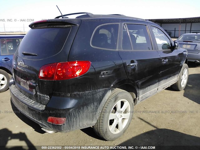 5NMSH73E97H105969 - 2007 HYUNDAI SANTA FE SE/LIMITED BLACK photo 4