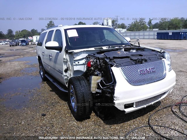 1GKS2MEF3DR335590 - 2013 GMC YUKON XL DENALI WHITE photo 1