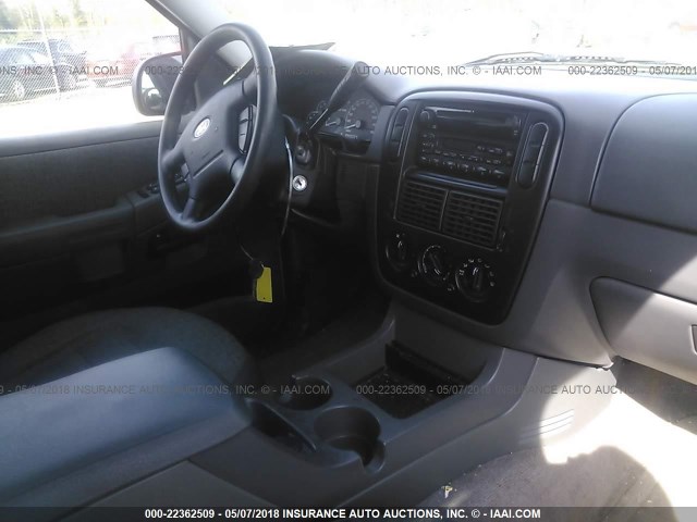 1FMZU62E82ZC34520 - 2002 FORD EXPLORER XLS GRAY photo 5