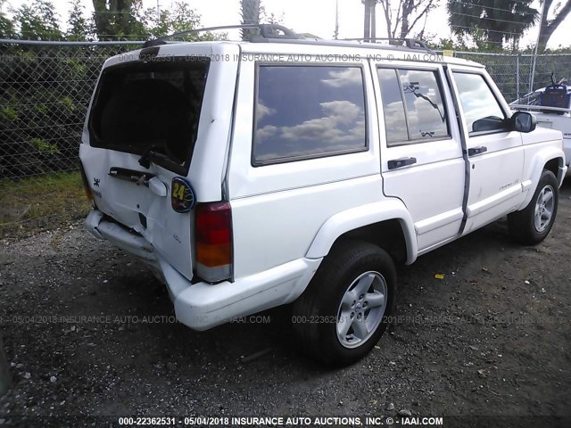 1J4FT68S7XL660128 - 1999 JEEP CHEROKEE SPORT/CLASSIC WHITE photo 4