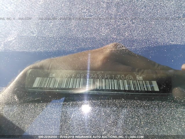 1GKER23798J217069 - 2008 GMC ACADIA SLT-1 Srebrny zdjęcie 9