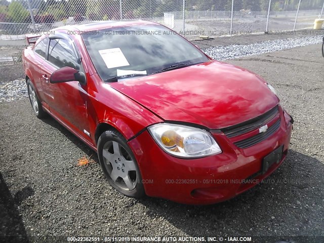 1G1AM18B767623161 - 2006 CHEVROLET COBALT SS RED photo 1