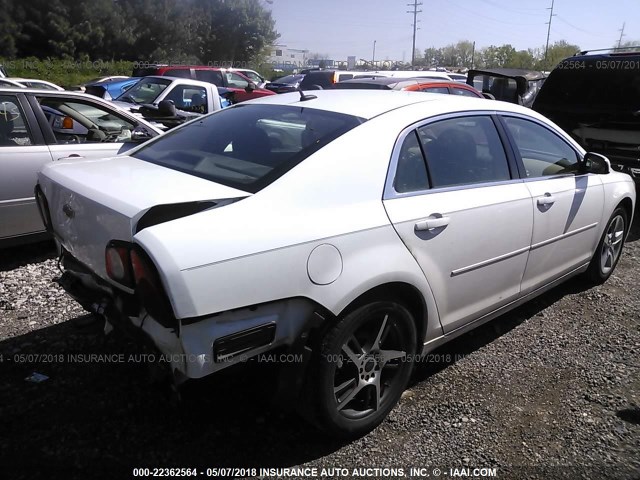 1G1ZC5EB9AF269448 - 2010 CHEVROLET MALIBU 1LT თეთრი ფოტო 4