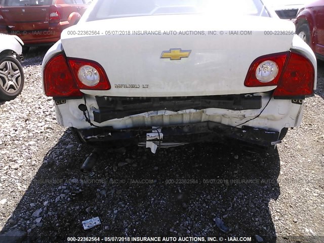 1G1ZC5EB9AF269448 - 2010 CHEVROLET MALIBU 1LT თეთრი ფოტო 6