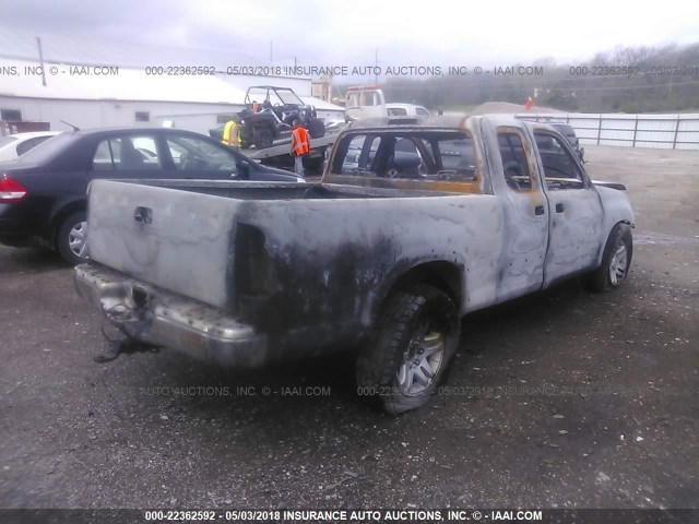 5TBBT44103S438196 - 2003 TOYOTA TUNDRA ACCESS CAB SR5 BLACK photo 4