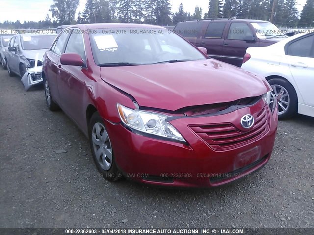 4T1BE46K47U132476 - 2007 TOYOTA CAMRY NEW GENERATION CE/LE/XLE/SE RED photo 1