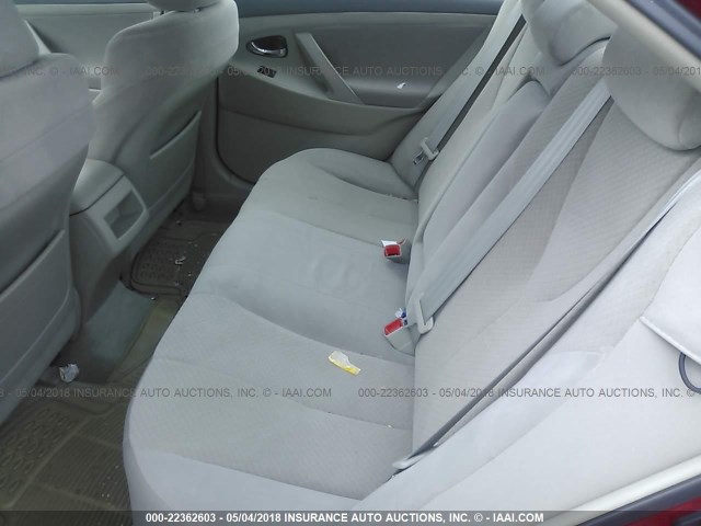4T1BE46K47U132476 - 2007 TOYOTA CAMRY NEW GENERATION CE/LE/XLE/SE RED photo 8