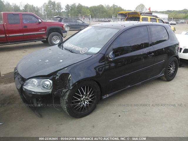 WVWEV71K86W143218 - 2006 VOLKSWAGEN NEW GTI BLACK photo 2