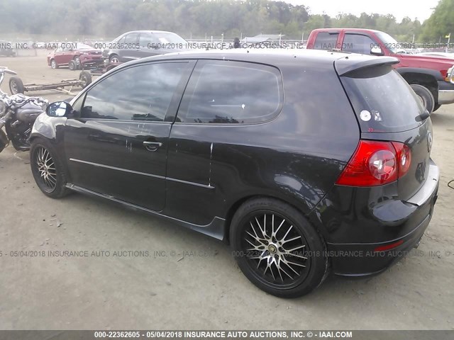 WVWEV71K86W143218 - 2006 VOLKSWAGEN NEW GTI BLACK photo 3