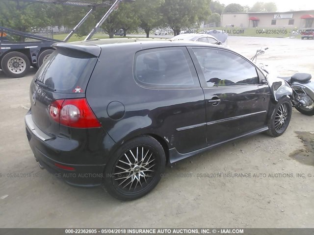 WVWEV71K86W143218 - 2006 VOLKSWAGEN NEW GTI BLACK photo 4