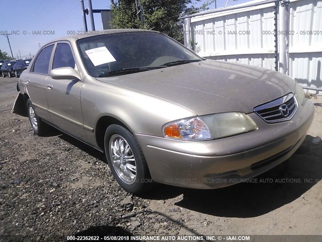 1YVGF22C015220544 - 2001 MAZDA 626 ES/LX GOLD photo 1