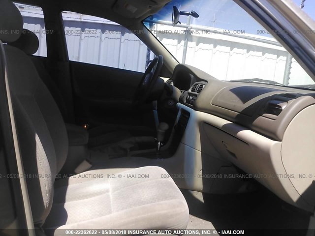 1YVGF22C015220544 - 2001 MAZDA 626 ES/LX GOLD photo 5