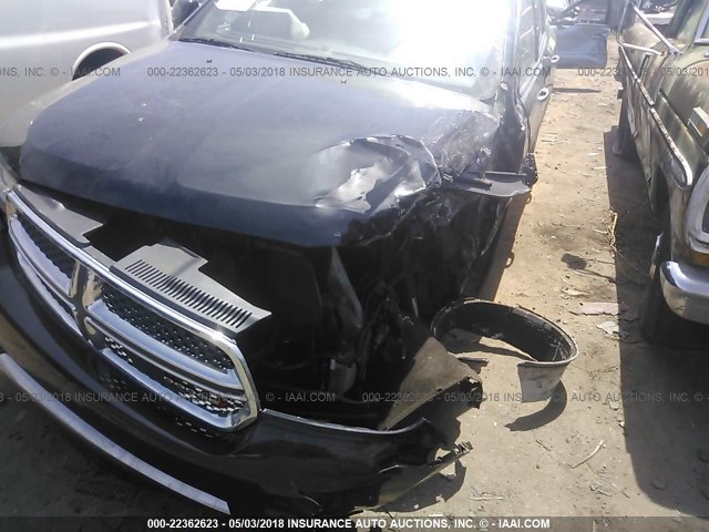 1C4RDHDG2DC517953 - 2013 DODGE DURANGO CREW BLACK photo 6