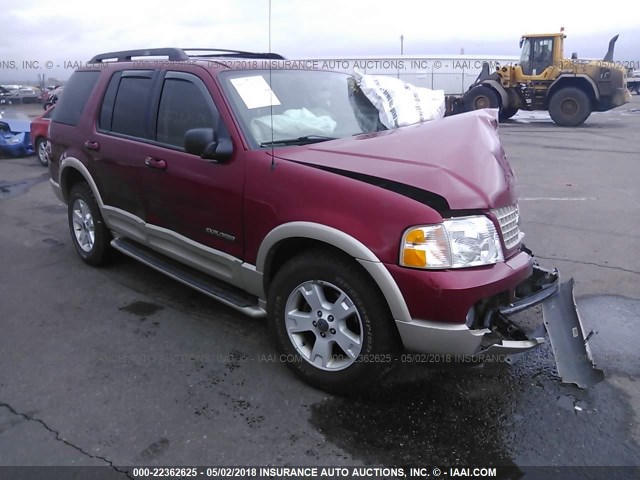 1FMDU74K95UA04070 - 2005 FORD EXPLORER EDDIE BAUER RED photo 1