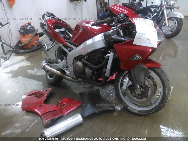 JKAZX4J187A069678 - 2007 KAWASAKI ZX600 J1 RED photo 1