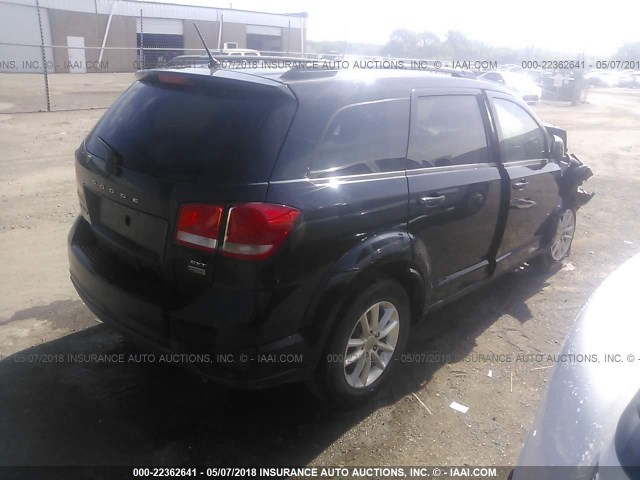 3C4PDCBGXHT509333 - 2017 DODGE JOURNEY SXT BLACK photo 4