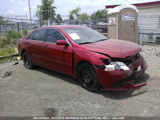 4T4BF3EK0AR056230 - 2010 TOYOTA CAMRY SE/LE/XLE RED photo 1