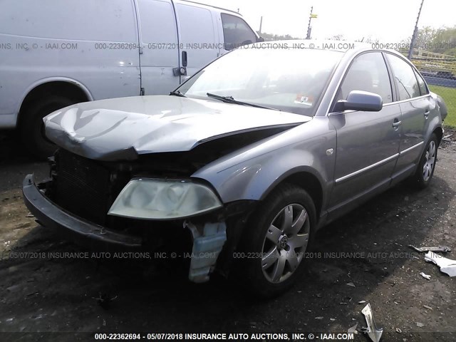 WVWRH63B72P349232 - 2002 VOLKSWAGEN PASSAT GLX 灰色 照片 2