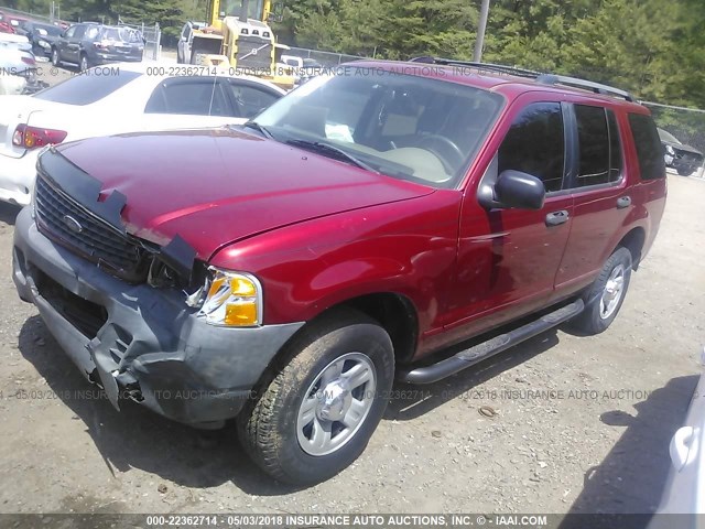 1FMZU62K93UC54702 - 2003 FORD EXPLORER XLS/XLS SPORT RED photo 2