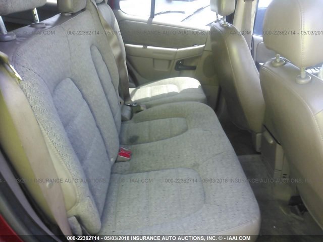 1FMZU62K93UC54702 - 2003 FORD EXPLORER XLS/XLS SPORT RED photo 8