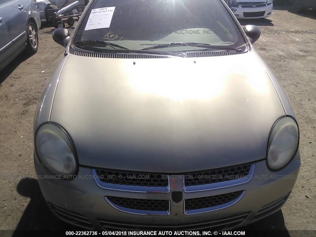 1B3ES26C93D177674 - 2003 DODGE NEON SE GOLD photo 6