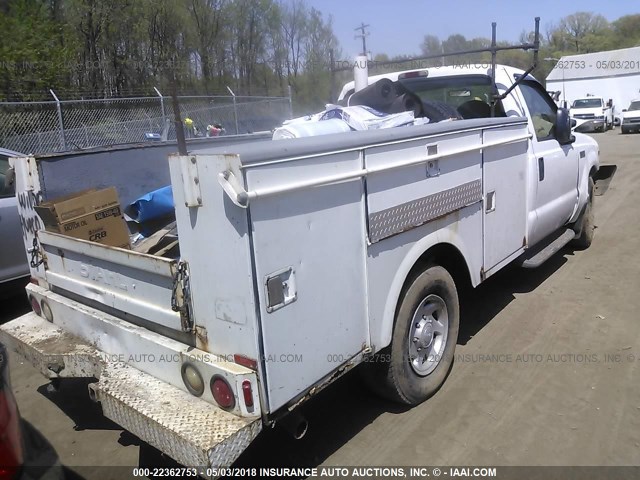 1FDSF34L2YEE37070 - 2000 FORD F350 SRW SUPER DUTY WHITE photo 4