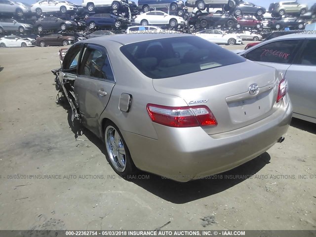 4T1BE46K77U563569 - 2007 TOYOTA CAMRY NEW GENERAT CE/LE/XLE/SE GOLD photo 3
