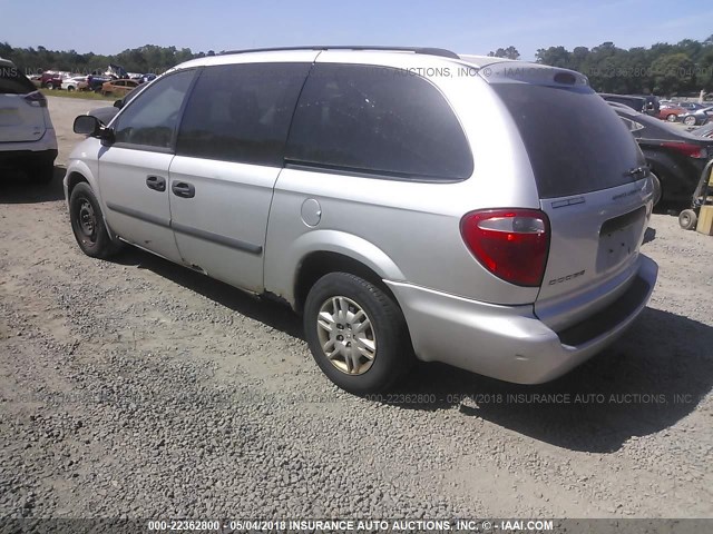 1D4GP24R86B736392 - 2006 DODGE GRAND CARAVAN SE SILVER photo 3