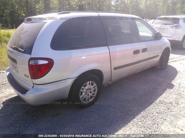 1D4GP24R86B736392 - 2006 DODGE GRAND CARAVAN SE SILVER photo 4