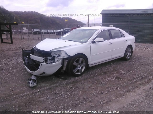 1G1ZC5E09CF194882 - 2012 CHEVROLET MALIBU 1LT თეთრი ფოტო 2