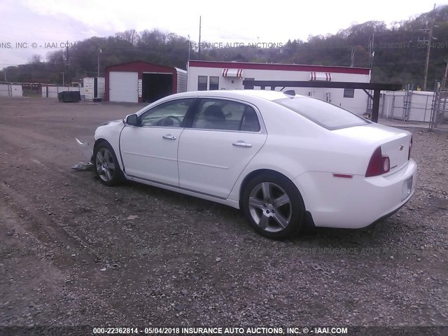 1G1ZC5E09CF194882 - 2012 CHEVROLET MALIBU 1LT თეთრი ფოტო 3