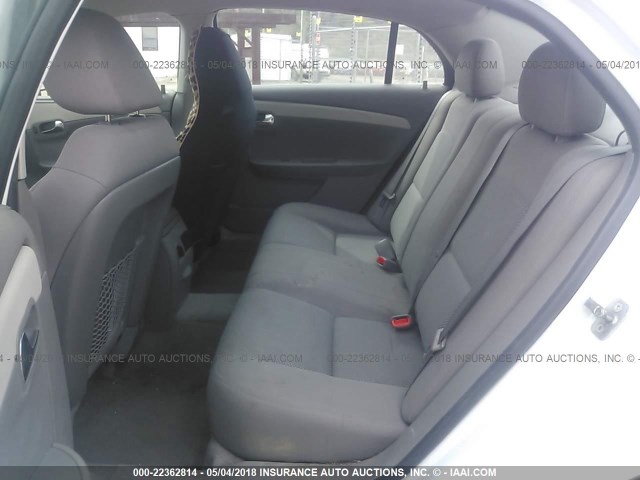 1G1ZC5E09CF194882 - 2012 CHEVROLET MALIBU 1LT თეთრი ფოტო 8