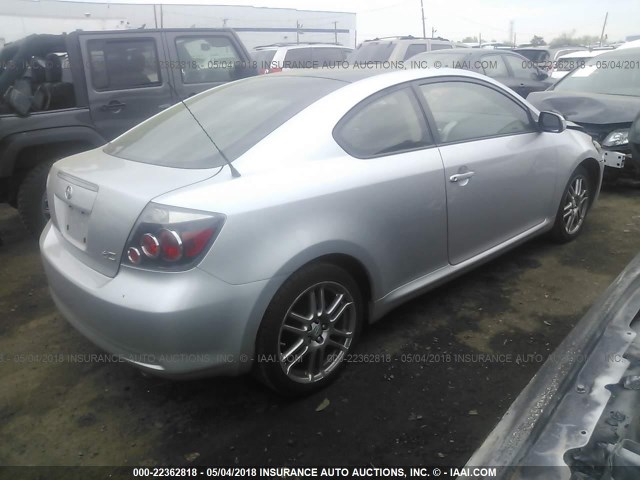 JTKDE167280221150 - 2008 TOYOTA SCION TC 银色 照片 4