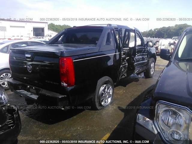 3GYFK62808G206866 - 2008 CADILLAC ESCALADE EXT BLACK photo 4