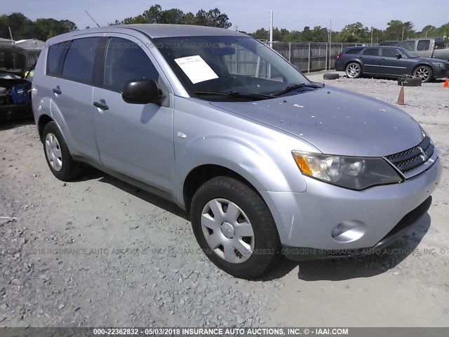 JA4MS31X27U009157 - 2007 MITSUBISHI OUTLANDER ES/LS Gümüş foto 1