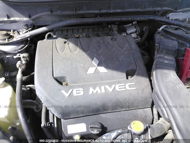 JA4MS31X27U009157 - 2007 MITSUBISHI OUTLANDER ES/LS Gümüş foto 10