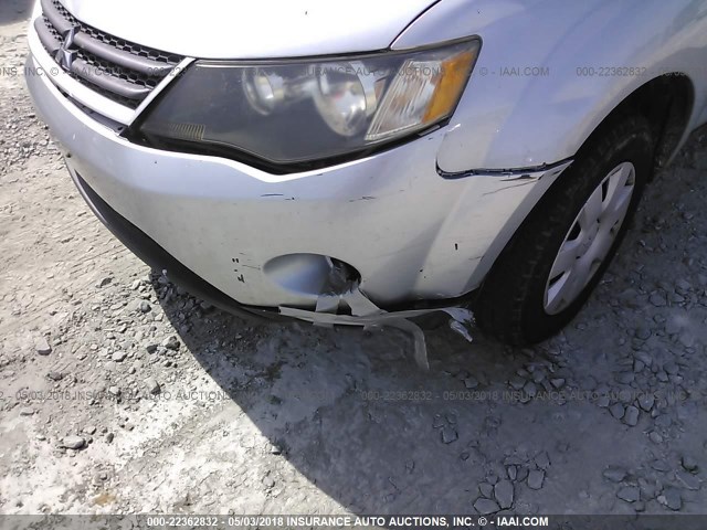 JA4MS31X27U009157 - 2007 MITSUBISHI OUTLANDER ES/LS Gümüş foto 6