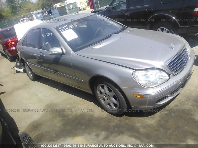 WDBNG83J95A454347 - 2005 MERCEDES-BENZ S 430 4MATIC GRAY photo 1