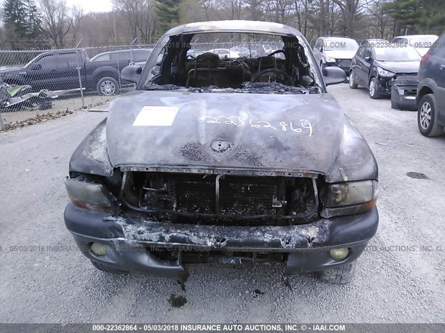 1D7HG38N73S249250 - 2003 DODGE DAKOTA QUAD SPORT GRAY photo 6