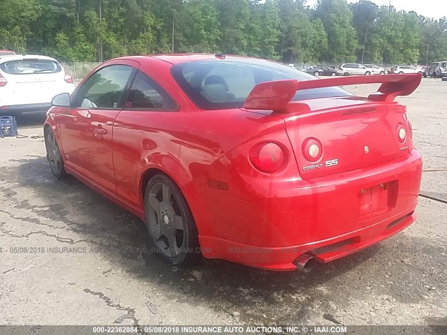 1G1AP14P467630724 - 2006 CHEVROLET COBALT SS SUPERCHARGED RED photo 3