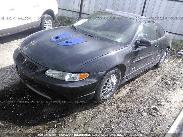 1G2WR12121F161268 - 2001 PONTIAC GRAND PRIX GTP BLACK photo 2