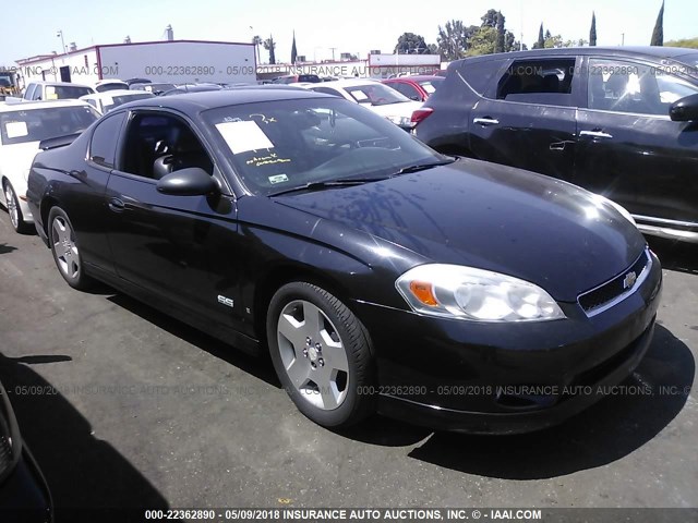 2G1WL15CX79418598 - 2007 CHEVROLET MONTE CARLO SS შავი ფოტო 1