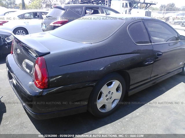 2G1WL15CX79418598 - 2007 CHEVROLET MONTE CARLO SS შავი ფოტო 6