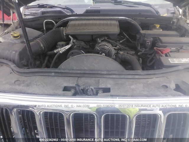 1J8HG48K77C546436 - 2007 JEEP COMMANDER WHITE photo 10