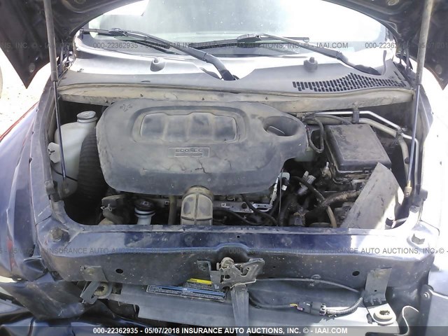 3GNCA13D18S704122 - 2008 CHEVROLET HHR LS BLUE photo 10