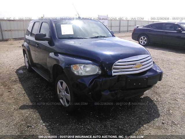 3GNCA13D18S704122 - 2008 CHEVROLET HHR LS BLUE photo 6