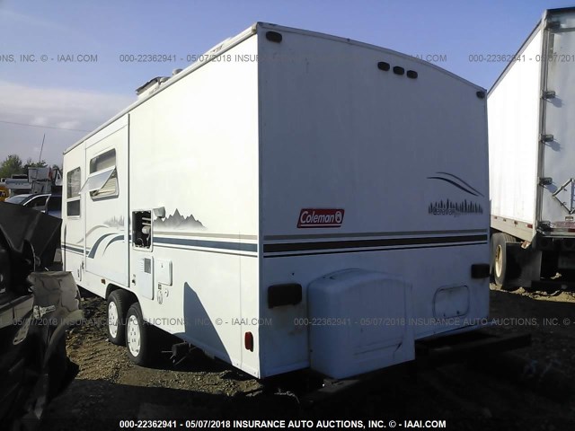 4CT103L2647204272 - 2004 FLEETWOOD COLEMAN CARAVAN  WHITE photo 3